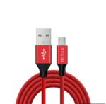 Mobax Cloth Texture Micro Fast Charge Data Cable 2.4amp