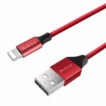 Mobax Cloth Texture Lightning Fast Charge Data Cable 2.4amp - Image 5