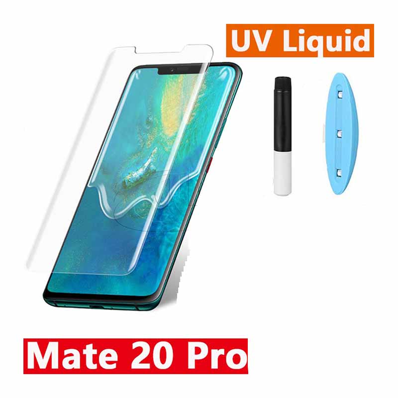 UV Curved Glass Full Glue Mate 20 Pro Mobax Kuwait