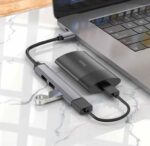 Hoco HB26 4-in-1 Hub USB Male to USB 3.0 Female  Support Up To 1Tb Hard Drive. - Image 2