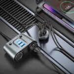 HOCO Z51 147W 7-Port USB PD Car Charger Adapter - Image 2