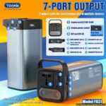 YOOKIE YO31 Outdoor Power Bank 54600mAh- USB Port Fast Charging With Cables And LED Digital Display - Image 2