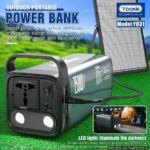 YOOKIE YO31 Outdoor Power Bank 54600mAh- USB Port Fast Charging With Cables And LED Digital Display - Image 4