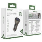 Acefast B10 Metal Car Charger 60w Dual Type-c Port - Image 2