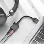 Hoco LS37 2in1 USB to 2 3.5mm Audio Converter - Image 2