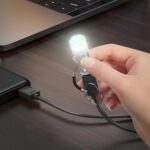 hoco UA38A Type-C to LED Light Portable Metal Adapter with Night Light - Image 4