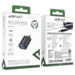 ACEFAST J1 USB-A to USB-C OTG adapter for charging and data transfer. - Image 3
