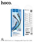 Hoco DU53 2in1 Cable Type-C To IP+Type-C 1.2m - Image 3