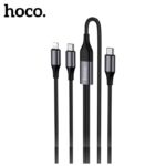 Hoco DU53 2in1 Cable Type-C To IP+Type-C 1.2m - Image 2