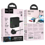 Hoco C133B Charging Station 75W PD45W + QC3.0 UK - Image 3