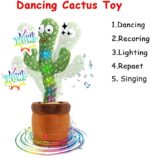 Rechargeble Dancing Singing Cactus Toy For Kids - Image 2