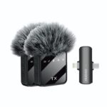 Dudao M3 Collar Microphone 2pc set for Lightning and Type-C