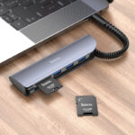 Hoco HB22 Memory Card Adapter TF To SD - Image 2