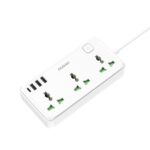 Dudao C6 2500W 3 Socket 7port Plug Length 3meters