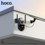 Hoco DI76 Solar Power Dual-Lens Smart Surveillance Camera - Image 6