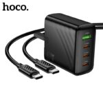 Hoco CS27B  PD67W3 4 Port Charger With Type-C To Type-C Cable