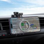 hoco H77 View Center Console Folding Magnetic Ring Car Phone Holder - Image 4