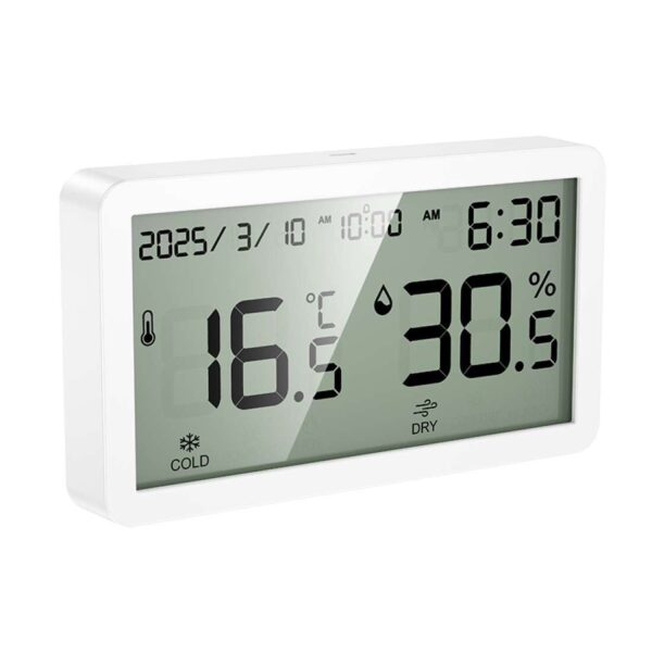 Hoco HX42 Indoor Electronic Thermometer And Hygrometer Alarm Clock