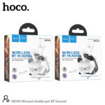 hoco des40 double pair wireless headset Dual Person - Image 4