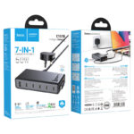 Hoco C151B Charging Station 50W with Built in Cable - Image 3
