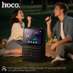Hoco DS70 Display Trolly Wireless Speaker with 2 Microphones 60W - Image 5
