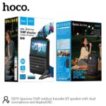 Hoco DS70 Display Trolly Wireless Speaker with 2 Microphones 60W - Image 6