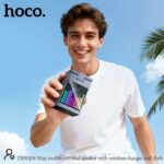 Hoco DWQ04 All in one Wireless Charging Station With Alarm Clock And BT Speaker - Image 2