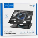 Hoco DH27 Metal Laptop Cooling Stand with LED Ambient Light 360° Rotation - Image 3