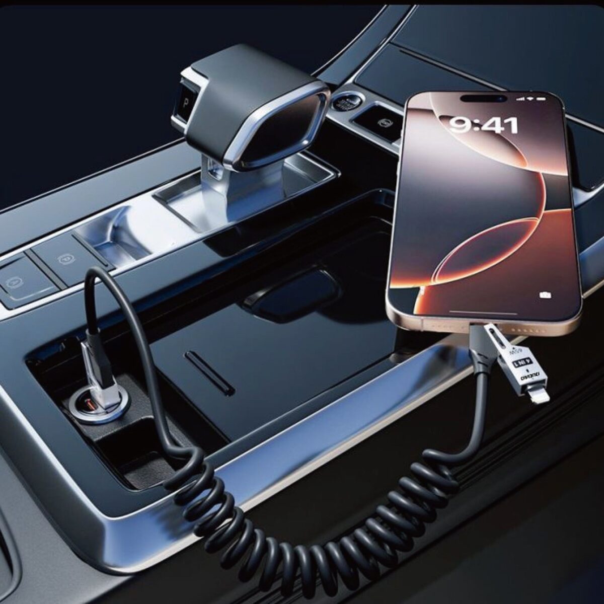 DUDAO L20PRO 4 IN 1 SPRINGS CHARGE CABLE 65W - Image 2